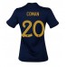Frankrike Kingsley Coman #20 Replika Hemma matchkläder Dam VM 2022 Korta ärmar